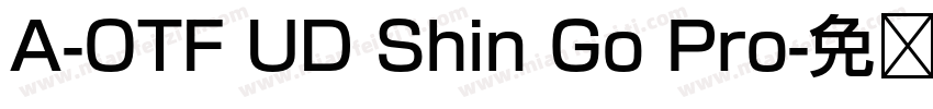 A-OTF UD Shin Go Pro字体转换